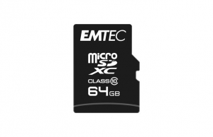 Card De Memorie Emtec Micro SDXC 64GB Black