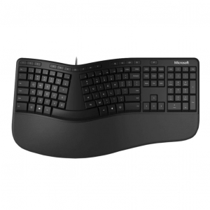 Tastatura Cu Fir Microsoft Ergonimica, Black