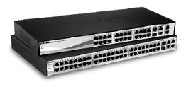 D-Link 48-port 10/100 Smart Switch +2Combo 1000BaseT/SFP+2 Gg, AFTER TEST