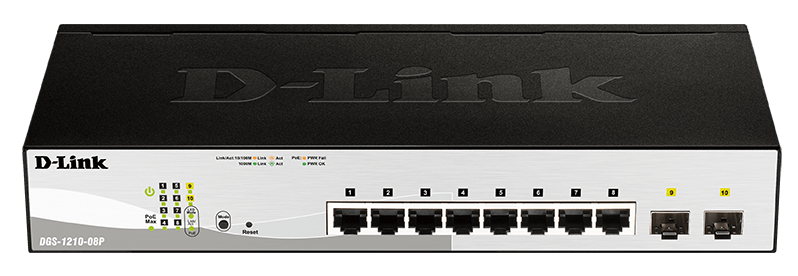 SWT 8*GBIT POE D-LINK DGS-1210-08P