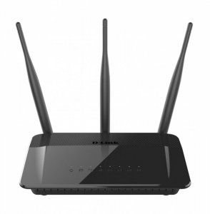 Router Wireless D-Link AC750 Dual-Band 10/100 Mbps Black