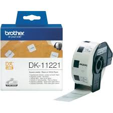 Brother  DK11221 Etichete de hartie pentru arhivare 23 mm x 23 mm