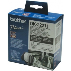 Brother  DK22211 Banda continua laminata 29 mm x 15