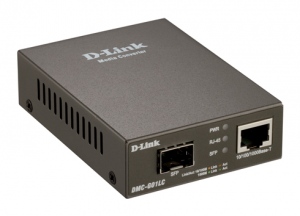 MEDIA CONVERTOR D-LINK RJ45 10/100/1000 Mbps la fibra, Full-Duplex 