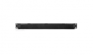 DIGITUS 1U cable brush management panel 44x483x11 mm brush size 27x423 mm color black RAL 9005 