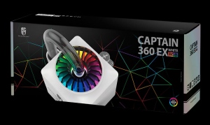 Deepcool Liquid Cooler CAPTAIN 360 EX RGB WHITE