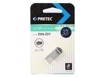 Memorie USB Pretec i-Disk Elite, USB 2.0 - 8 GB Silver