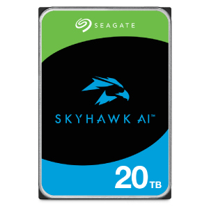 HDD Seagate SkyHawk Video Surveillance ST20000VE002 AI 20TB SATA 6Gbps 7200 RPM 3.5 Inch