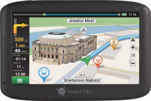 NAVITEL E500 AUTO GPS Navigation 5 inch FULL EU w/Classic holder