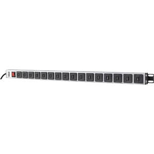 Intellinet Rack Strip 16xUSB type A, Vertical, 230V/16A, with switch, 2m