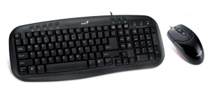 Kit Tastatura + Mouse Cu Fir Genius Smart KM-200 SAMPLE, Black