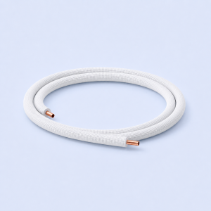 Teava cupru izolata 1/2” (12.70 mm) grosime perete 0.70 mm izolatie 6 mm Rola 25m