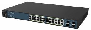 Switch EnGenius Wireless Management 50AP 24-port GbE PoE.at Switch 185W 4SFP L2 19i, EnGenius 