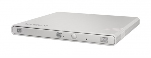 DVD-RW LiteOn eBAU108 USB Super-Slim Alb