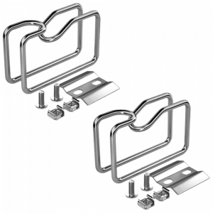 Set de doua inele organizatoare de cabluri, pentru rack de podea (stand alone) 19