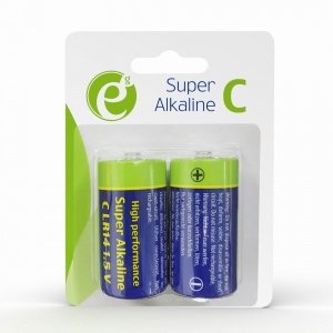 Energenie Alkaline C-cell battery LR14, 2-pack, blister