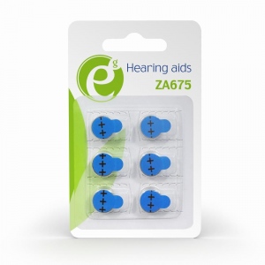 Energenie Hearing aids button cell ZA675, 1.4V, 6-pack, blister