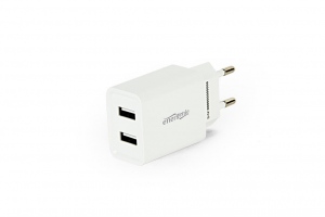 Energenie 2-port universal USB charger, 2.1 A