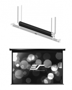 Ecran proiectie electric, perete/tavan, EliteScreens ELECTRIC100H cu Kit montare pe tavan fals EliteScreens ZCU3