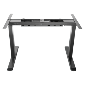 LOGILINK - Dual Motor Sit-Stand Desk Frame, 3 column stages