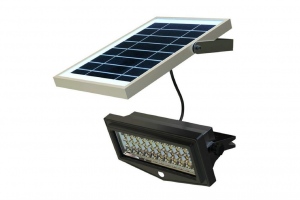 PowerNeed Sunen lampa de perete solar cu senzor de mișcare IP65