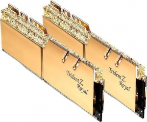Kit Memorie G.Skill Trident Z Royal 32GB (2 x 16GB) DDR4 3200MHz CL16 1.35V XMP 2.0 Gold
