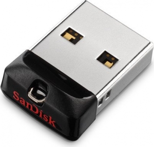 Memorie USB SanDisk Cruzer Fit, 64GB, 2.0, Black