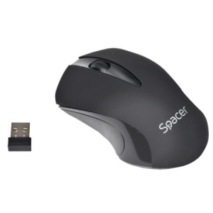 Mouse Wireless Spacer SPMO-W12 Optic Negru