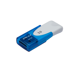 Memorie USB PNY Attache 64GB USB 3.0 White and Blue
