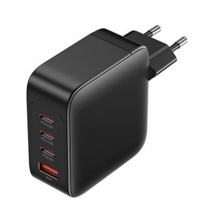 ALIMENTATOR SmartPhone la 220V Vention 4-Port USB (C + C + C + A) GaN Charging Kit (140W/140W/30W/18W) EU-Plug, 