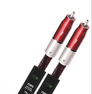Cablu audio 2RCA - 2RCA AudioQuest FIRE, 0.75m, DBS Carbon 72V inclus