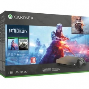 Xbox One X 1TB + Battlefield V + Battlefield 1 Revolution + Battlefield 1943