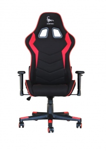 Gembird Gaming chair -SCORPION-, black/red, mesh