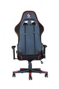 Gembird Gaming chair -SCORPION-, balck mesh, red skin accents