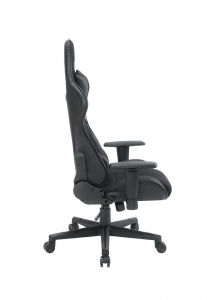 Gembird Gaming chair -SCORPION-05-, black, mesh, red stitch