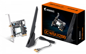 Placa De Retea Wireless Gigabyte WBAX200 PCIe x1