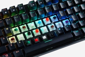 Tastatura Cu Fir Glorious PC GMM, Iluminata, Led Multicolor, Black
