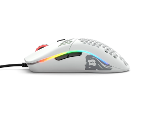 Mouse Cu Fir Glorious PC Model O Minus Gaming, Matte White