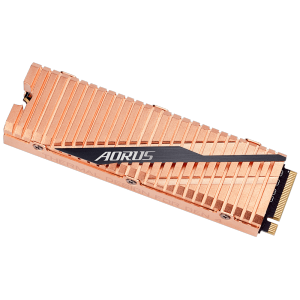 SSD Gigabyte Aorus M.2 2280/ PCIe 4.0x4/ NVMe, Phison, Toshiba BiCS4 3D TLC, 500GB, read 5000MB/s, write 2500MB/