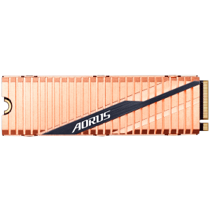 SSD Gigabyte Aorus M.2 2280/ PCIe 4.0x4/ NVMe, Phison, Toshiba BiCS4 3D TLC, 500GB, read 5000MB/s, write 2500MB/