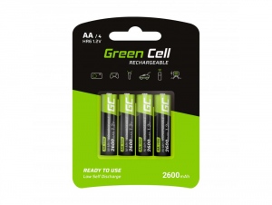 Baterie verde 4 x baterie AA HR6 2600mAh