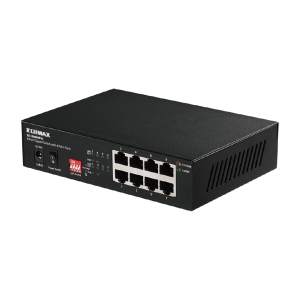 Edimax GS-1008PHE Long Range 8x Gigabit Switch with 4 PoE+(60W tb) & DIP Switch