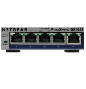Switch Netgear ProSafe Plus 5 Porturi 10/100/1000 Mbps