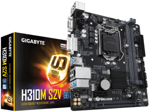 Placa De Baza Gigabyte H310M S2V, Socket 1151, DDR4, MicroATX - Resigilat/Reparat