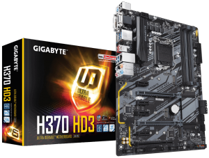 Placa De Baza Gigabyte H370 HD3, 1151, DDR4, Dual M.2, HDMI, DVI, D-SUB - After Test!