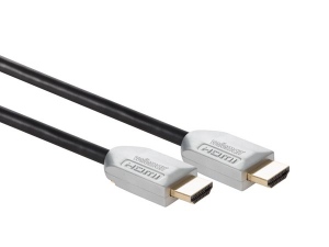 Cablu Velleman HDMI® 2.0 cu Ethernet – tata-tata- cupru/ profesional/ 0,75m/ conectori auriti