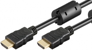 Cablu HDMI tata la HDMI tata, High-Speed, cu cablu Ethernet, 5 m, Goobay