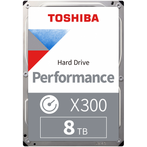 HDD Desktop Toshiba X300 (3.5-- 8TB, 7200RPM, 256MB, SATA 6Gb/s), bulk