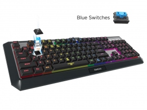 Tastatura mecanica Gamdias Hermes P3 iluminare RGB