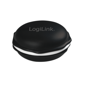 LOGILINK - In-ear stereo headset with microphone, black-white